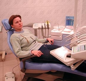 Это я на приеме в Московской стоматологической клинике
